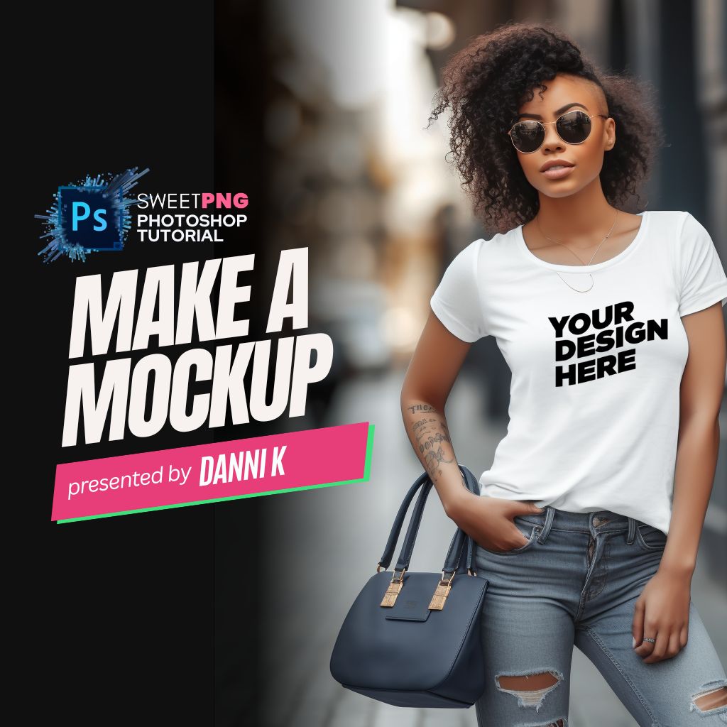 How to Create Women's T Shirt Designs Artwork - Photoshop Tutorial 
