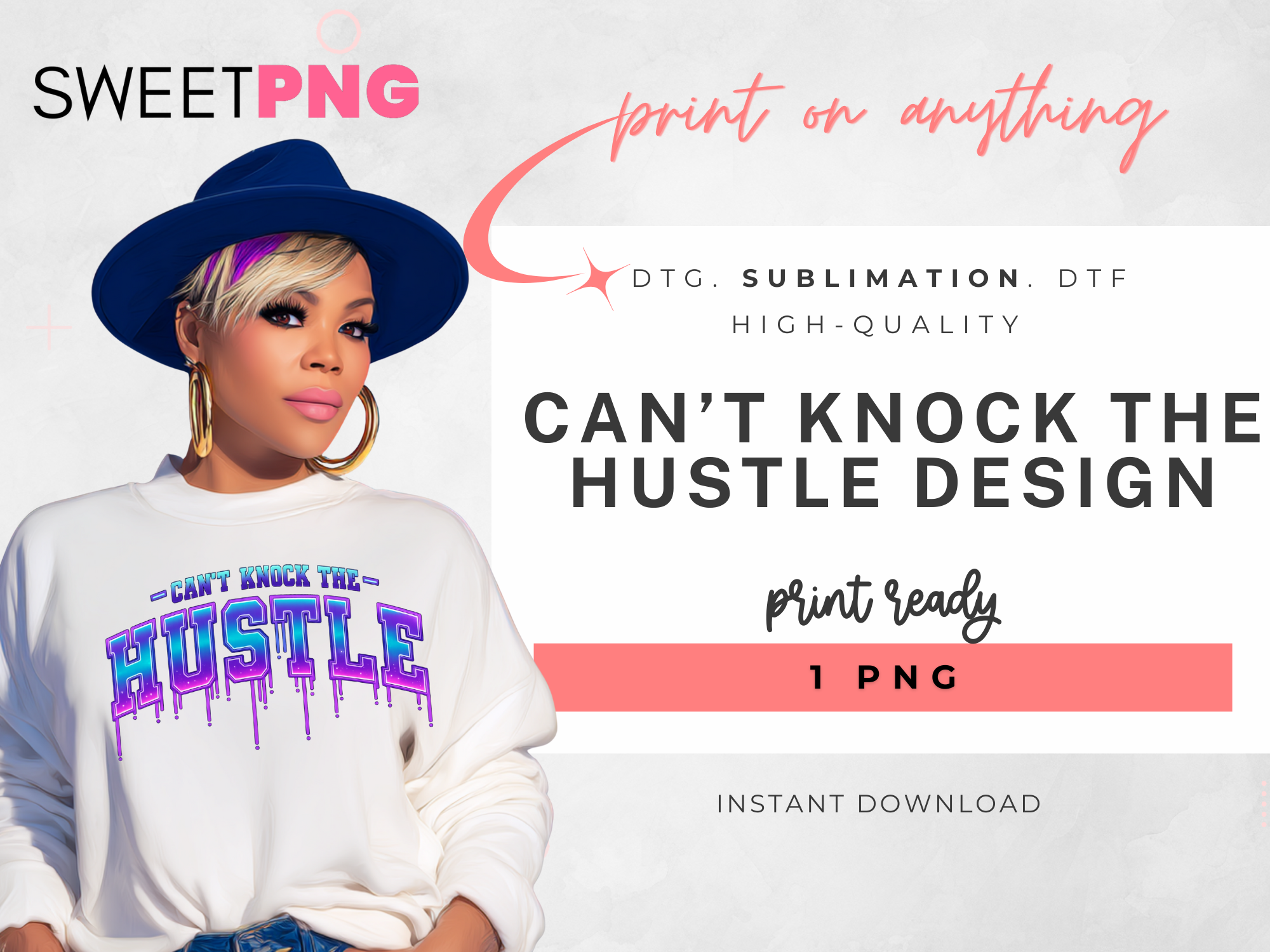 Can't Knock The Hustle Design