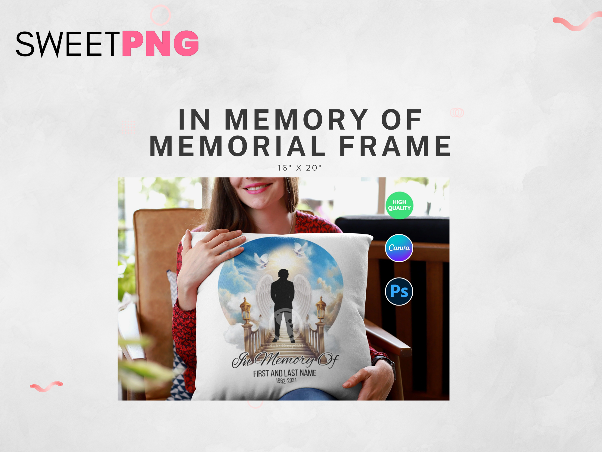 In Memory Of Stairway T-Shirt Design Template