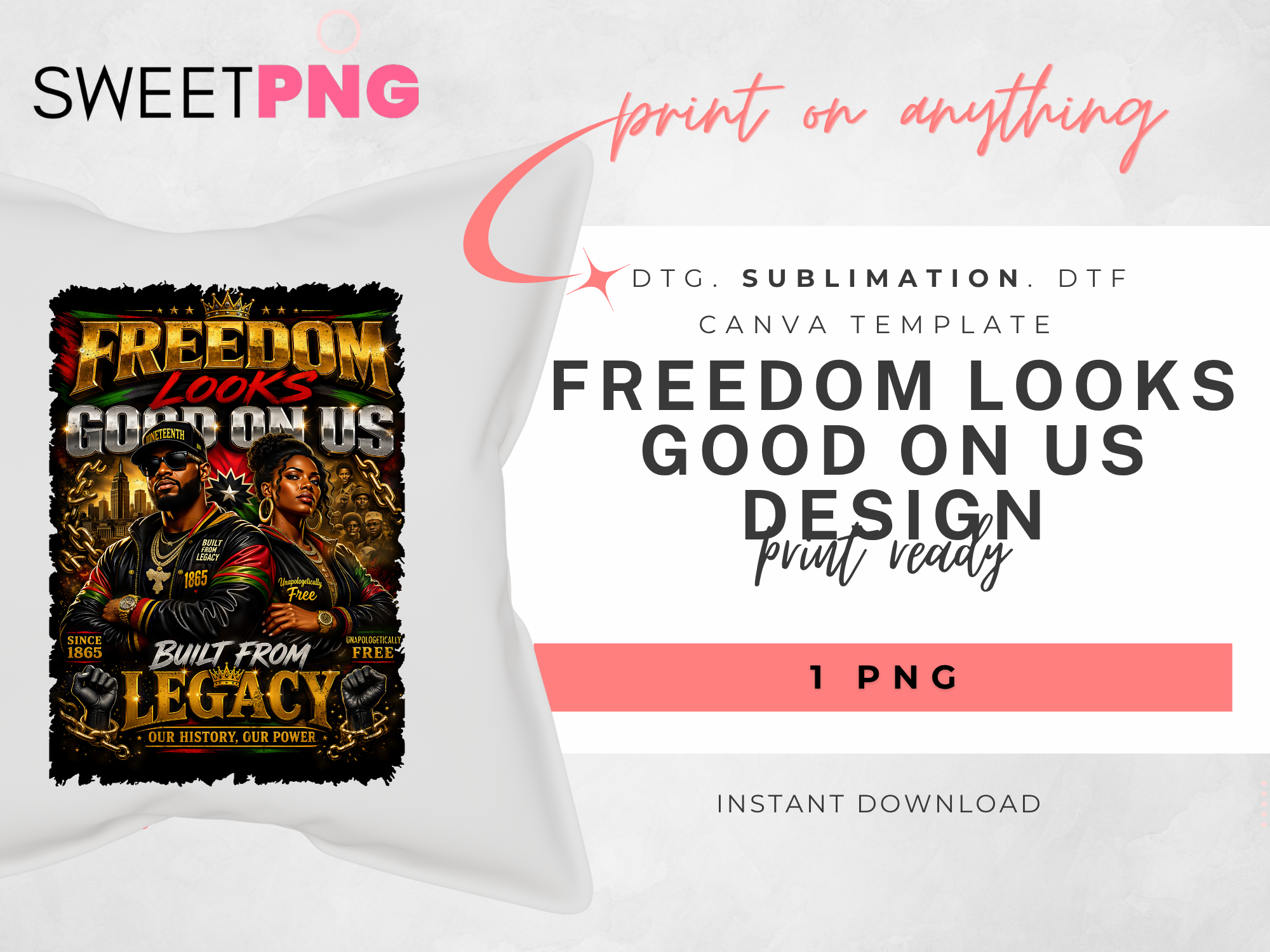 Freedom Looks Good On Us Design