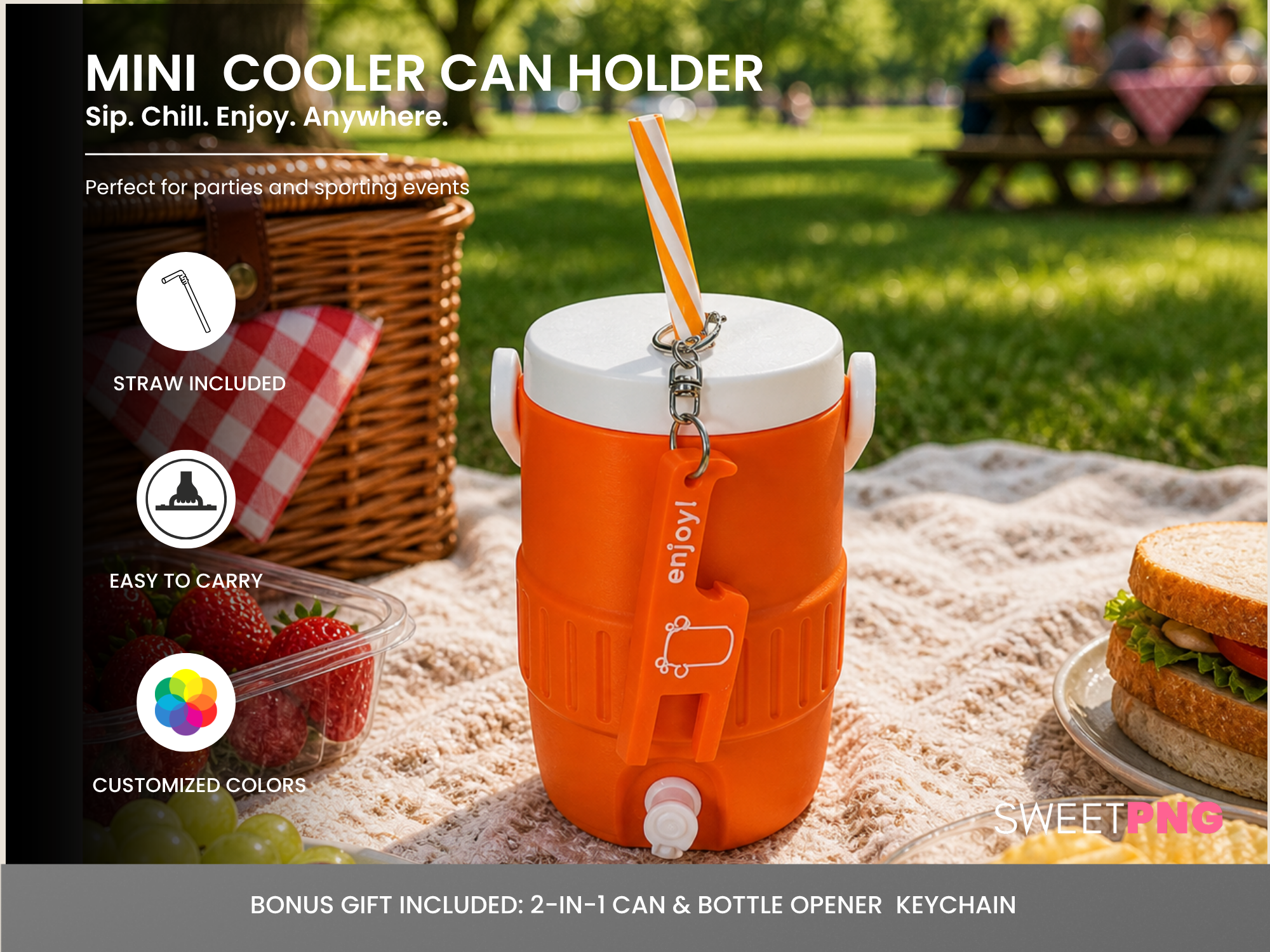 Mini Cooler Can Holder 12oz