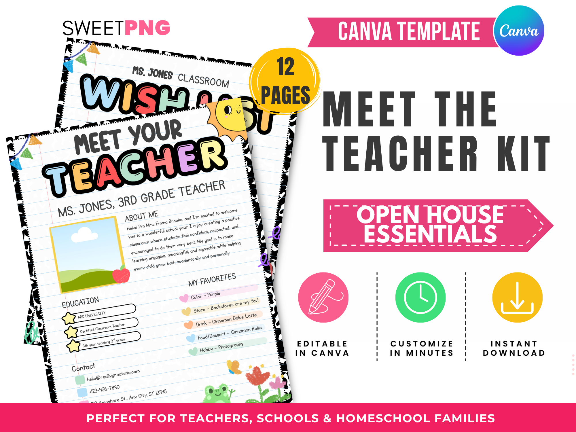 Meet The Teacher & Open House Essential Kit